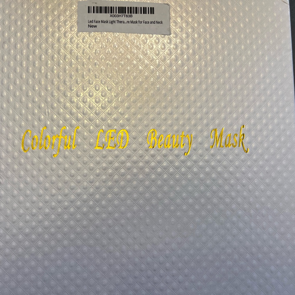 Colorful LED Beauty Mask New in Box.
